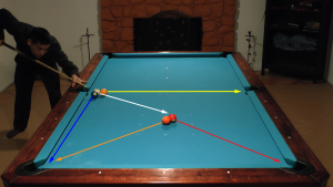 Pool trick shot video