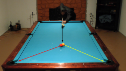 quick pool trick shot