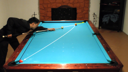 billiard draw stroke