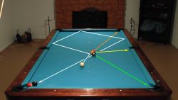 half butterfly pool trick shot video