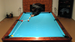 carom follow shot